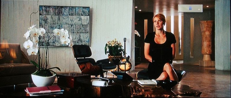 Eames Lounge em uma cena do filme Iron man